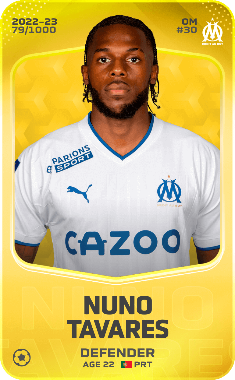 Nuno Tavares 2022-23 • Limited 79/1000