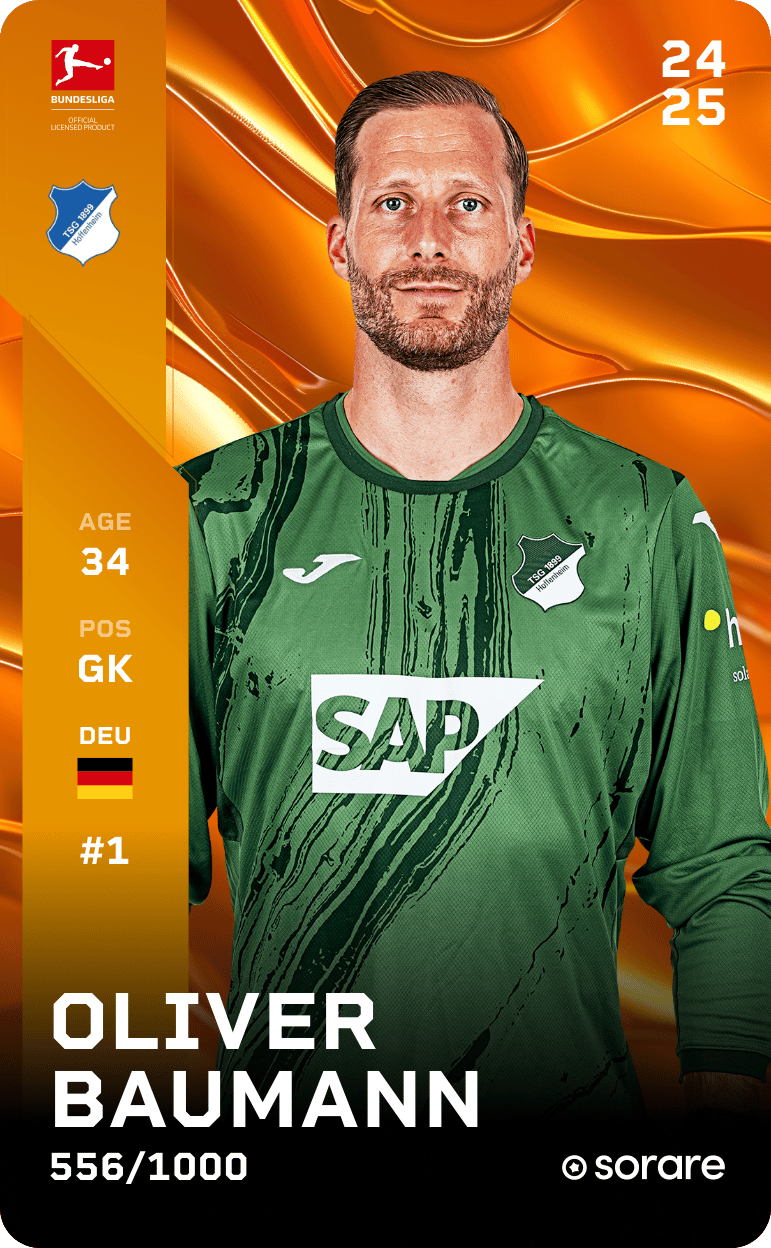 Oliver Baumann 2024-25 • Limited 556/1000