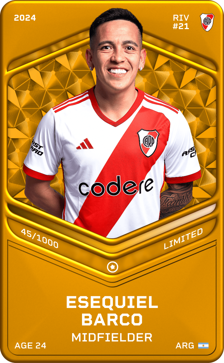 Esequiel Barco 2024-25 • Limited 45/1000