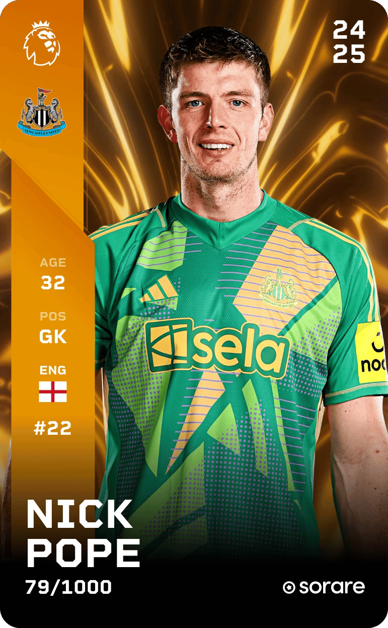 Nick Pope 2024-25 • Limited 79/1000