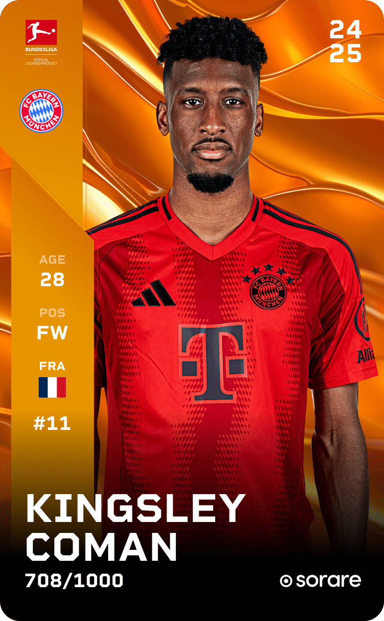 Kingsley Coman 2024-25 • Limited 708/1000
