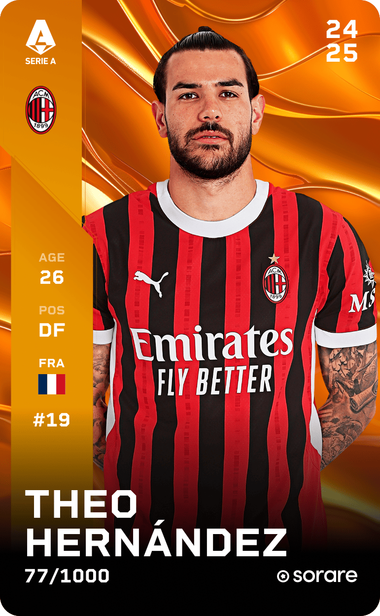 Theo Hernández 2024-25 • Limited 77/1000