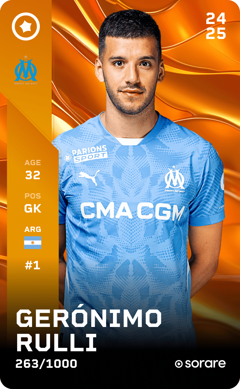 Gerónimo Rulli 2024-25 • Limited 263/1000