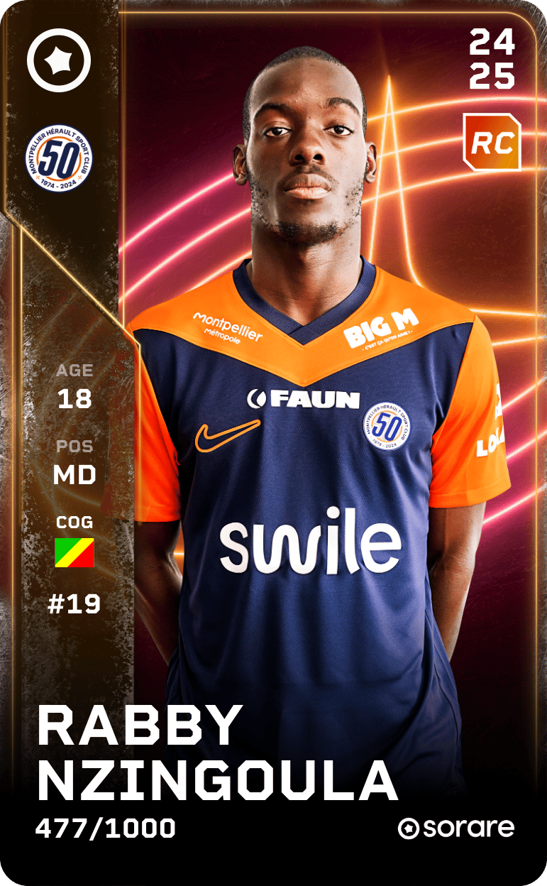Rabby Nzingoula 2024-25 • Limited 477/1000