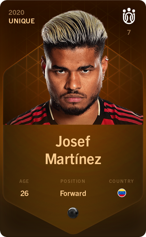 Sorare - Sorare Official - Josef Martínez 2020-21 • Unique - NFT # 587538276042722935995418865487184697720919415599540754377110719958759255667
