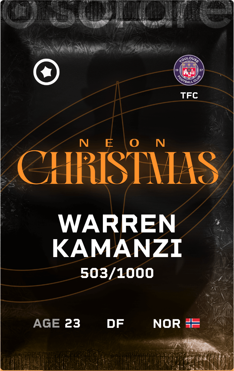 Warren Kamanzi 2024-25 • Limited 503/1000