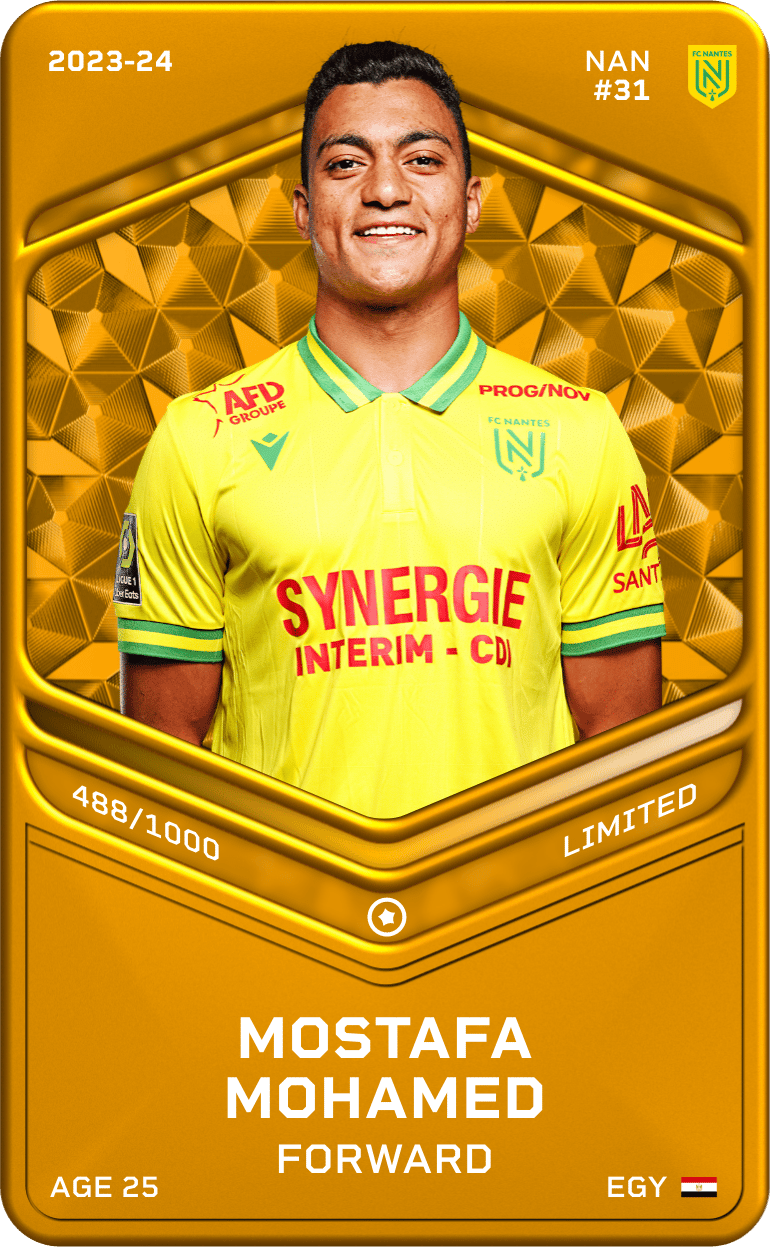 Mostafa Mohamed 2023-24 • Limited 488/1000