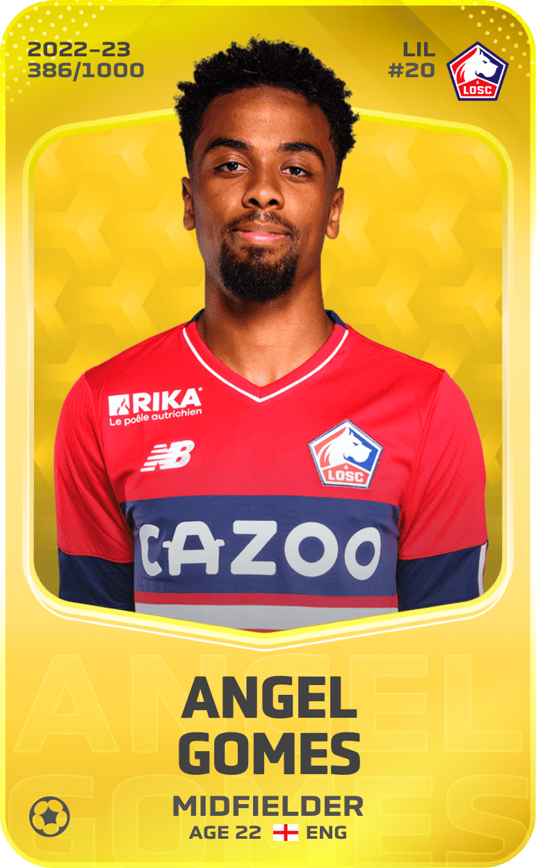 Angel Gomes 2022-23 • Limited 386/1000