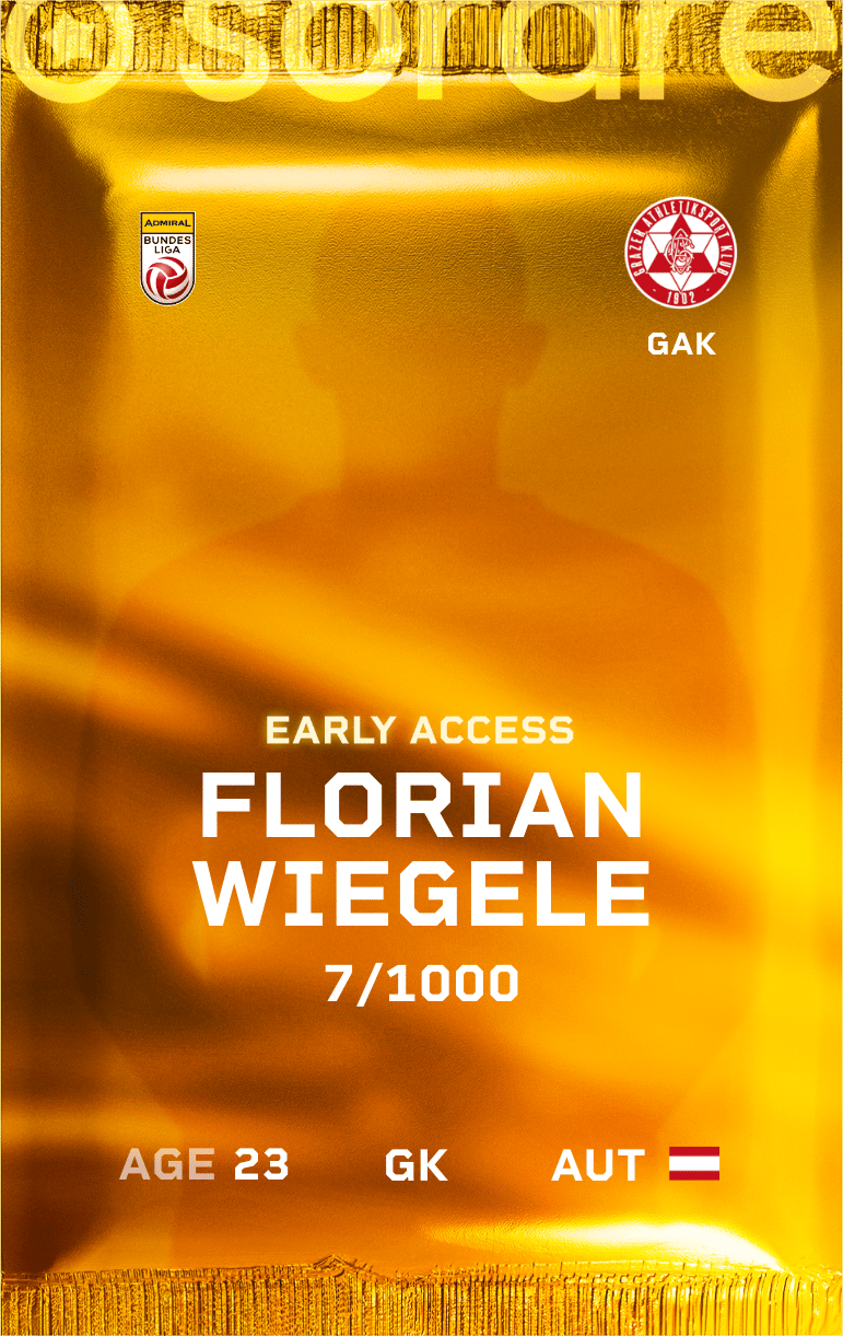 Florian Wiegele 2024-25 • Limited 7/1000