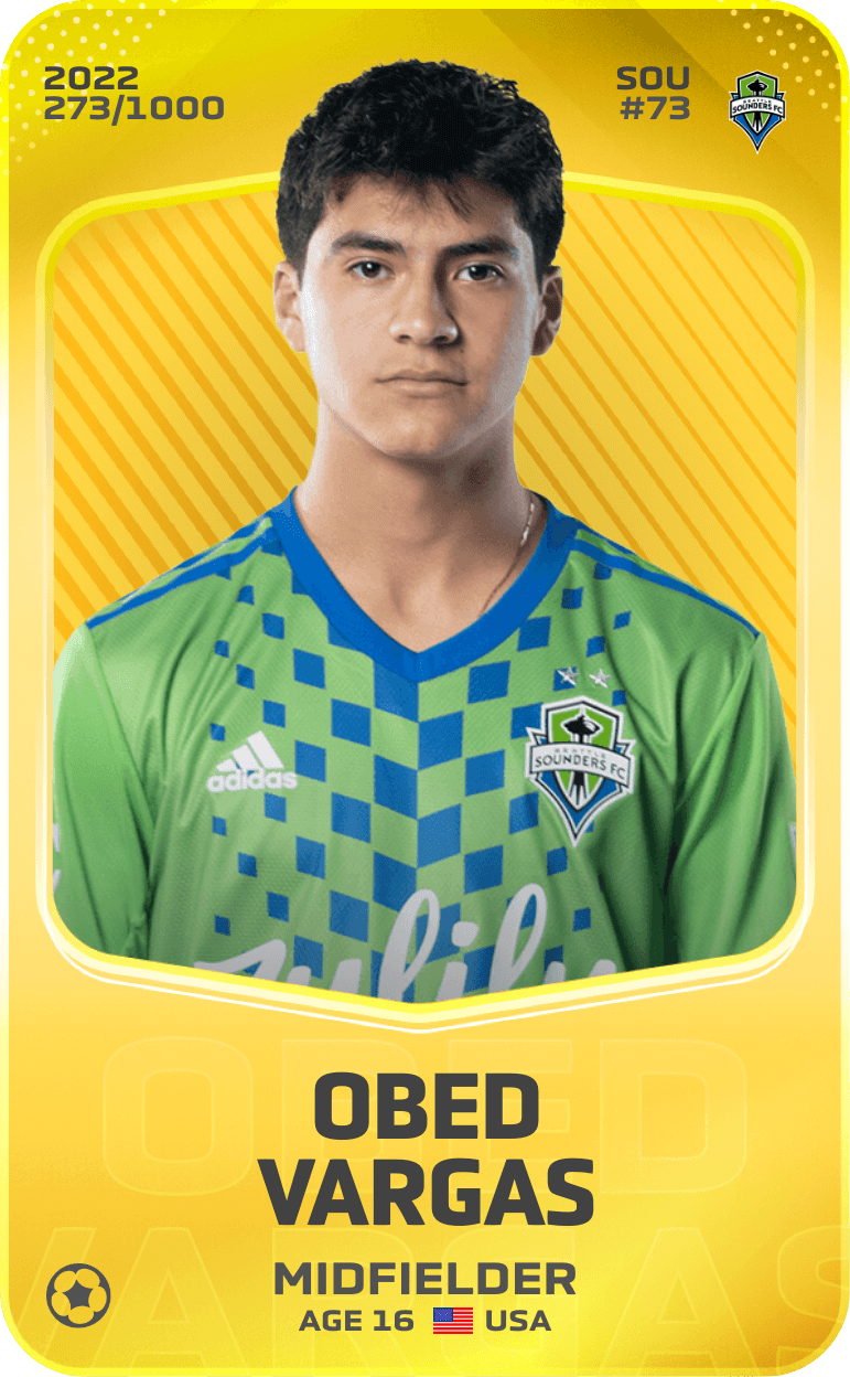 Obed Vargas 2022-23 • Limited 273/1000