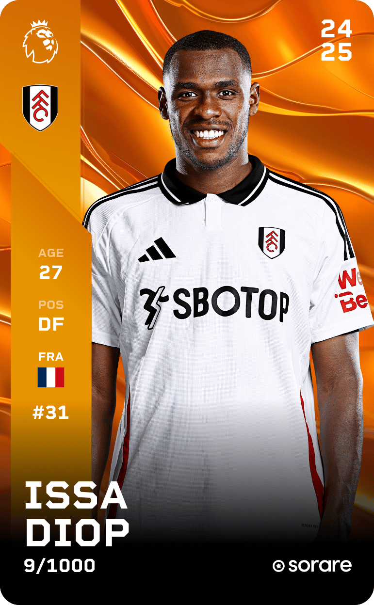 Issa Diop 2024-25 • Limited 9/1000