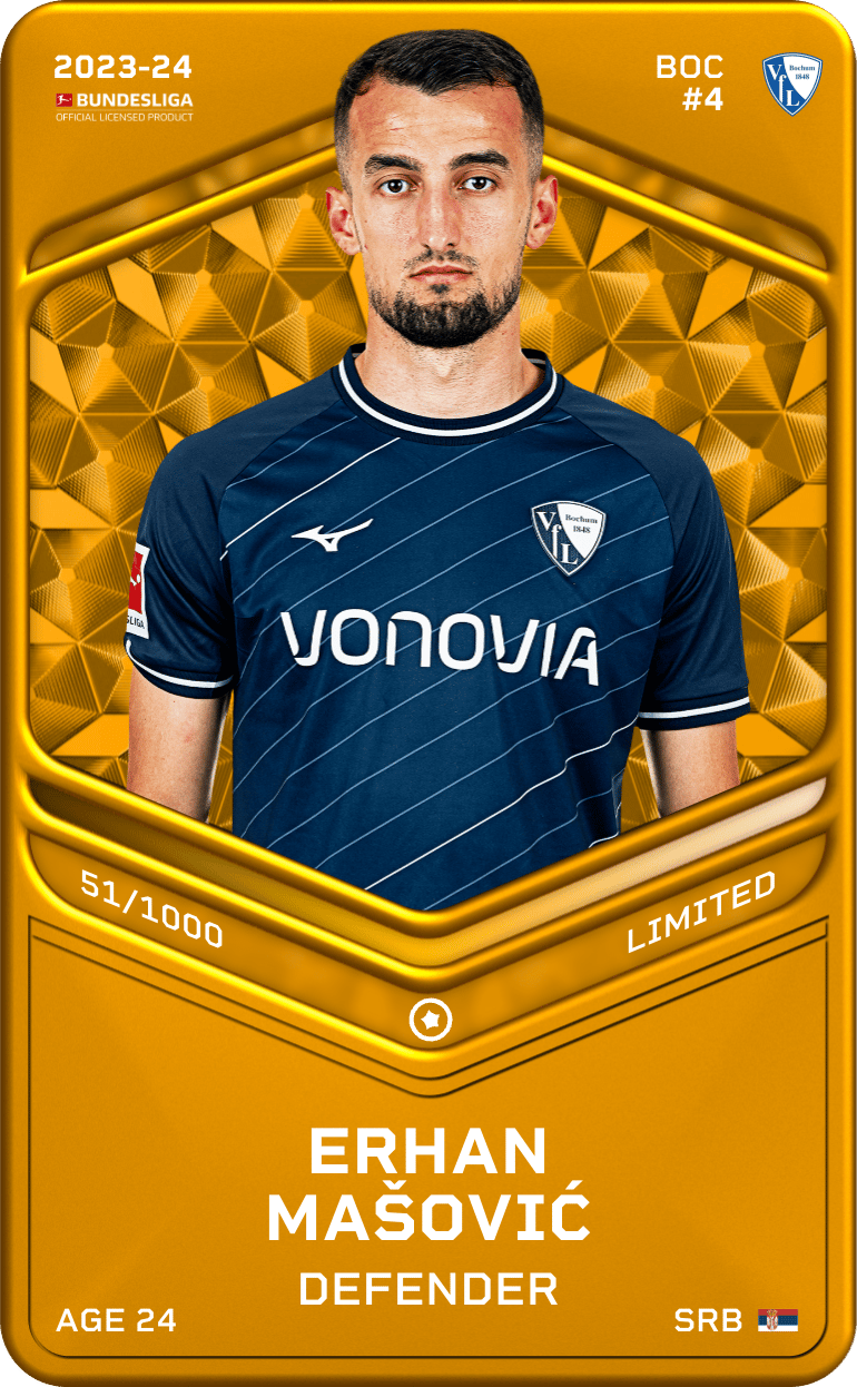 Erhan Mašović 2023-24 • Limited 51/1000