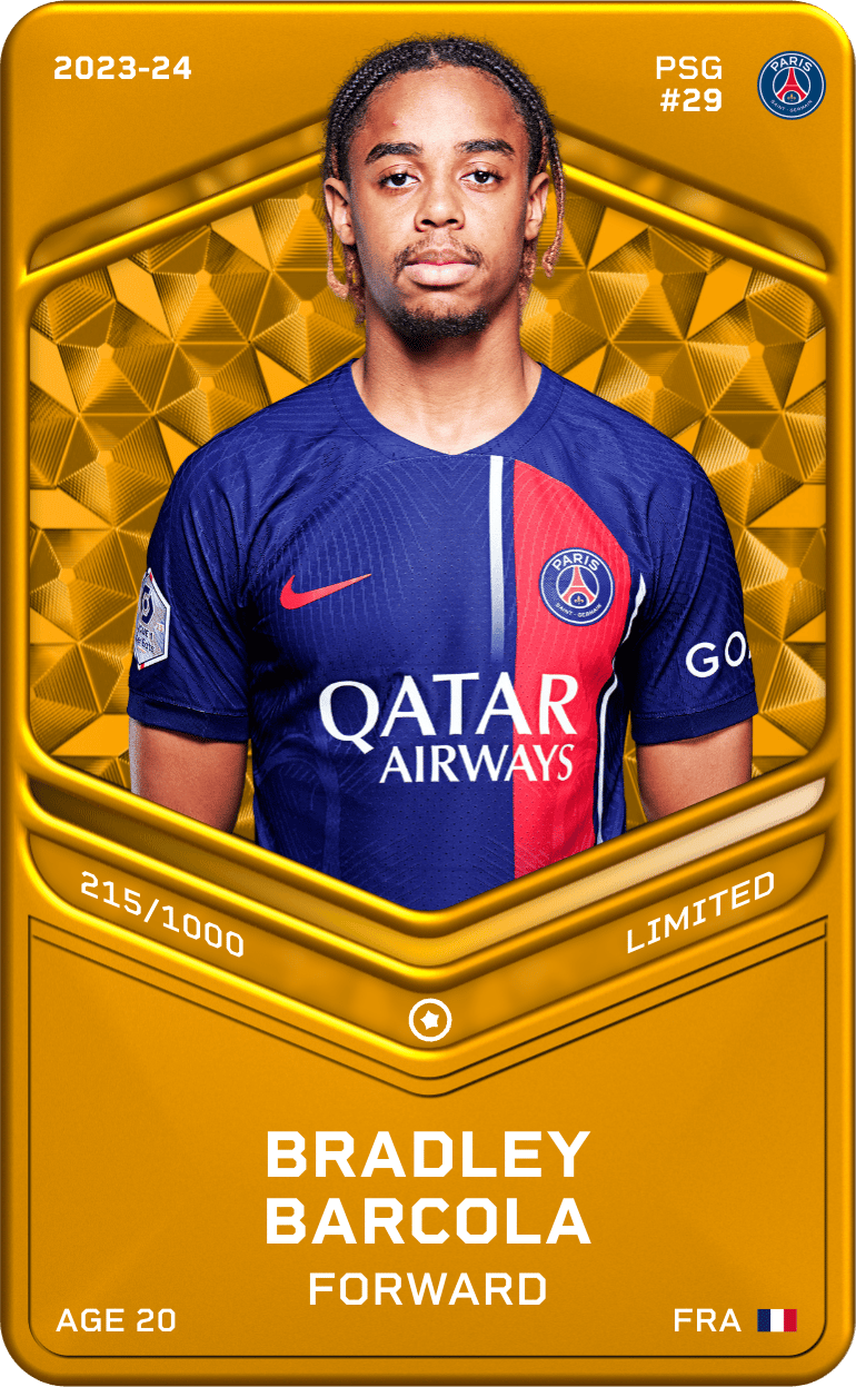 Bradley Barcola 2023-24 • Limited 215/1000