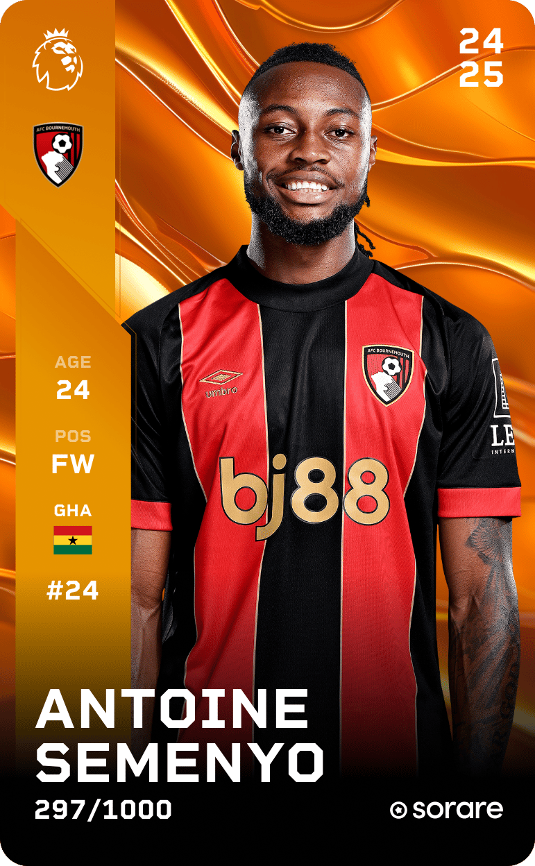 Antoine Semenyo 2024-25 • Limited 297/1000