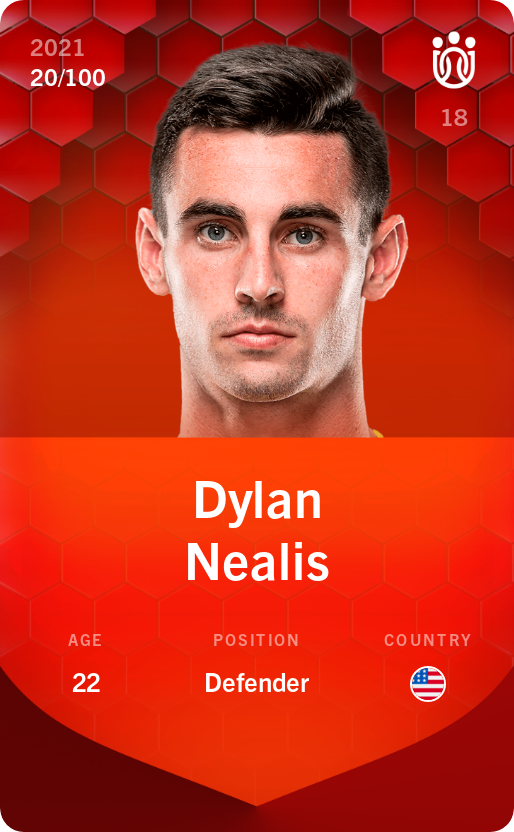 Sorare - Sorare Official - Dylan Nealis 2021-22 • Rare 20/100 - NFT # 103289000333514609037019790349848780480768424758772655064072271400176024257247