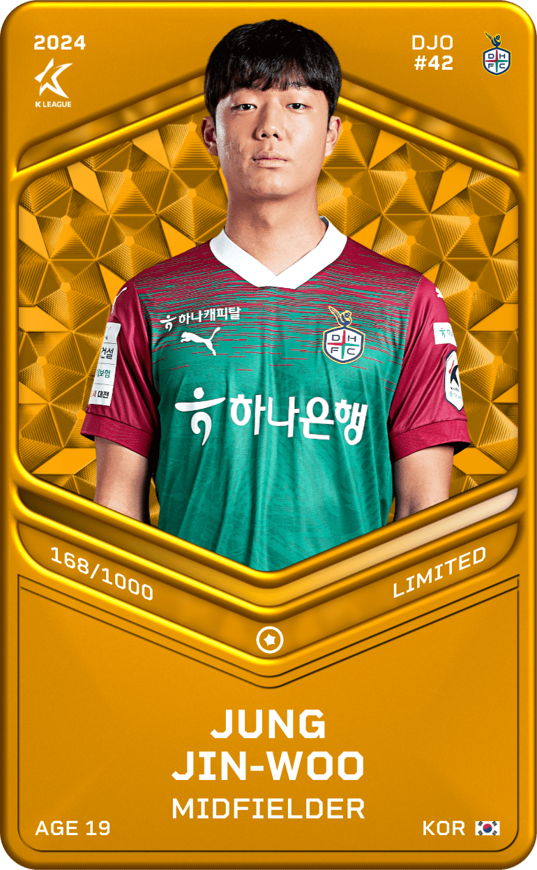 Jung Jin-Woo 2024-25 • Limited 168/1000