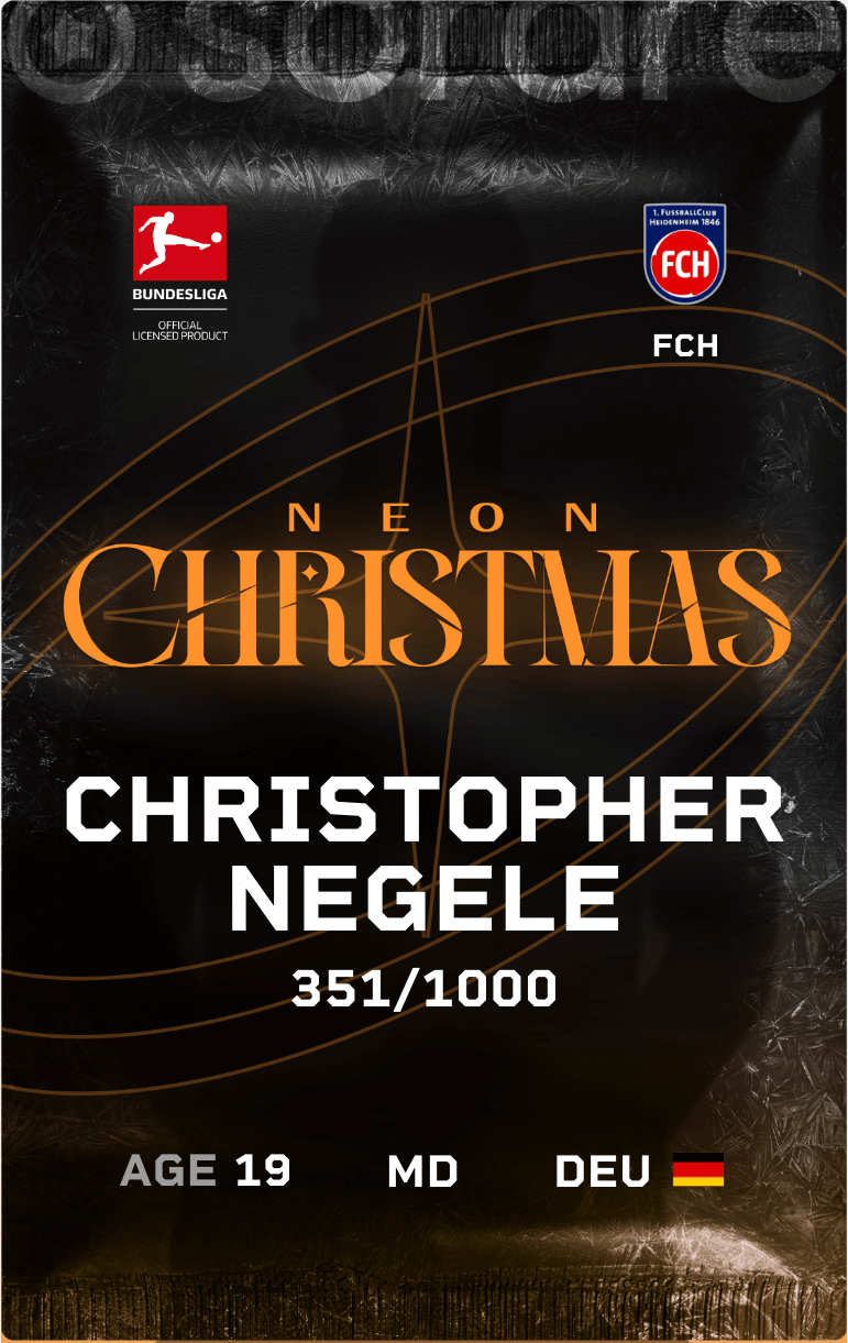 Christopher Negele 2024-25 • Limited 351/1000