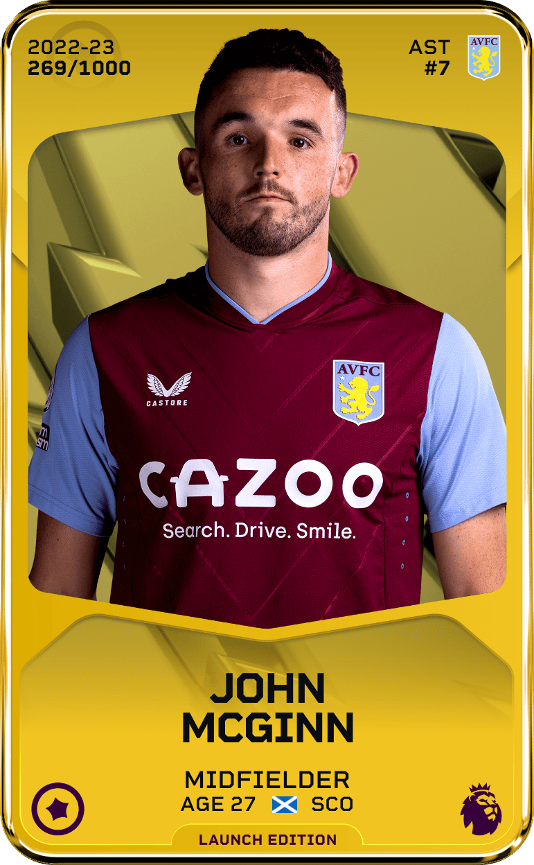 John  McGinn 2022-23 • Limited 269/1000