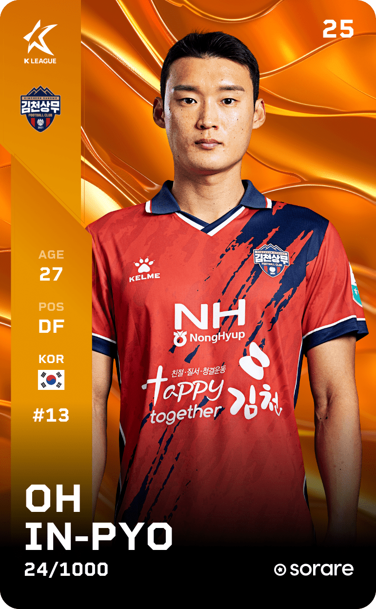 Oh In-Pyo 2025-26 • Limited 24/1000
