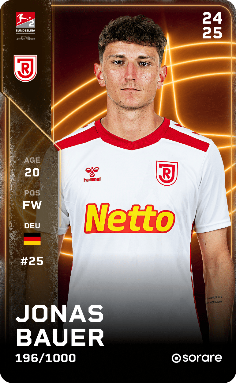 Jonas Bauer 2024-25 • Limited 196/1000
