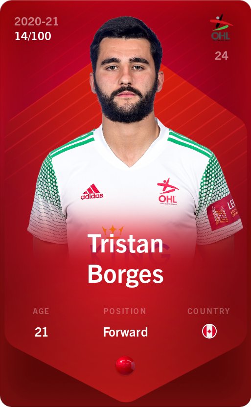 Sorare - Sorare Official - Tristan Borges 2020-21 • Rare 14/100 - NFT # 74270895987471014353916142774674052449865278500407304882360485719963828241589