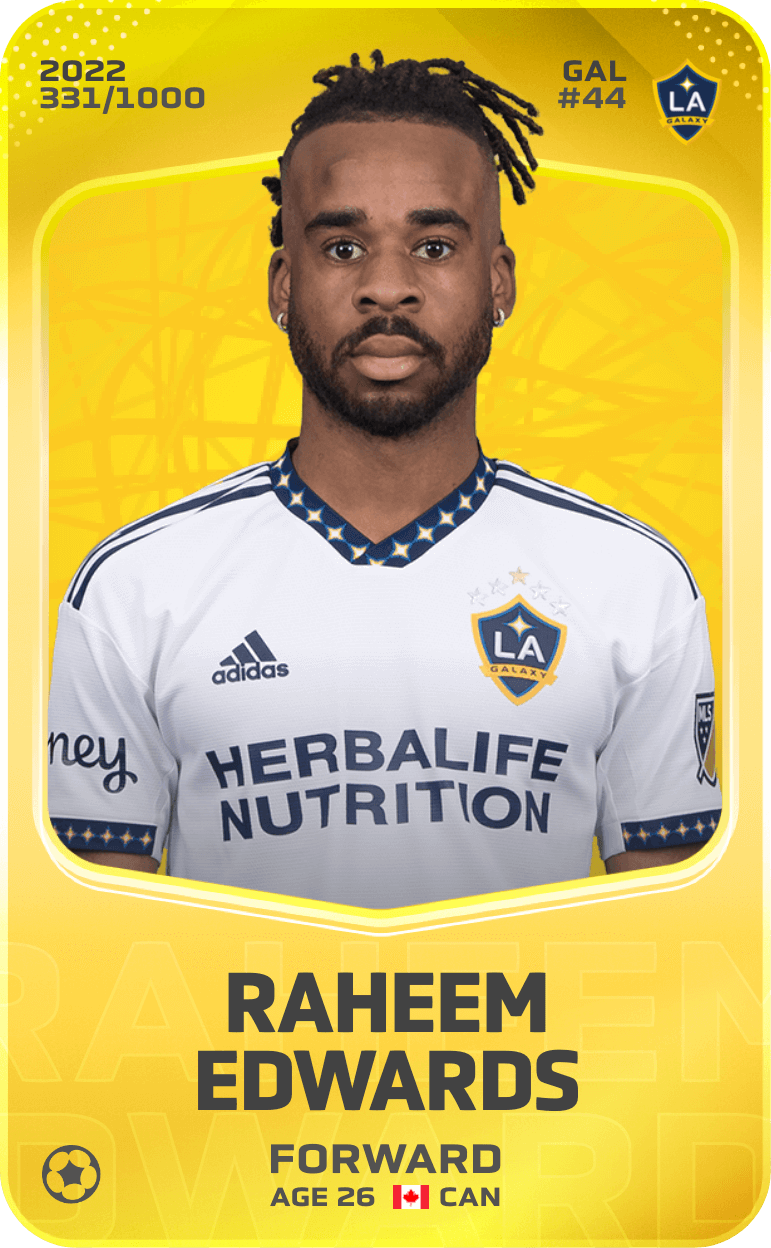 Raheem Edwards 2022-23 • Limited 331/1000