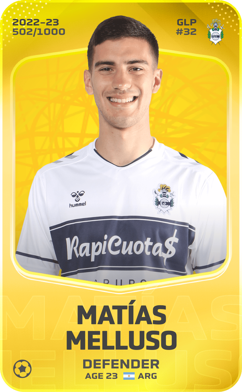 Matías Melluso 2022-23 • Limited 502/1000