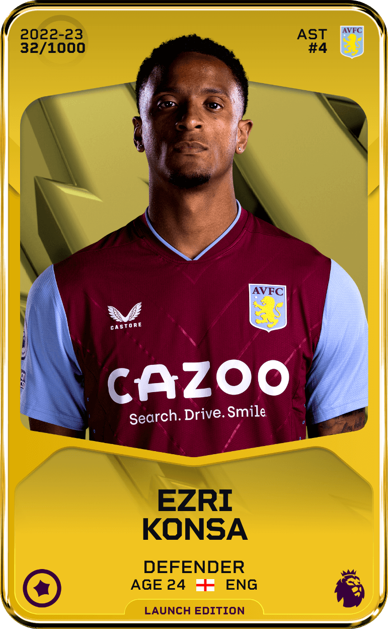 Ezri Konsa 2022-23 • Limited 32/1000