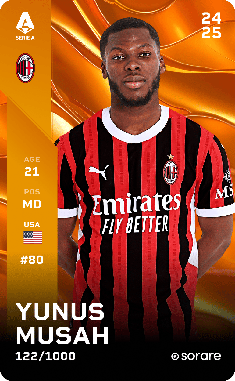 Yunus Musah 2024-25 • Limited 122/1000