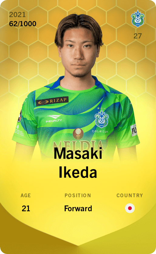 Masaki Ikeda 2021-22 • Limited 62/1000