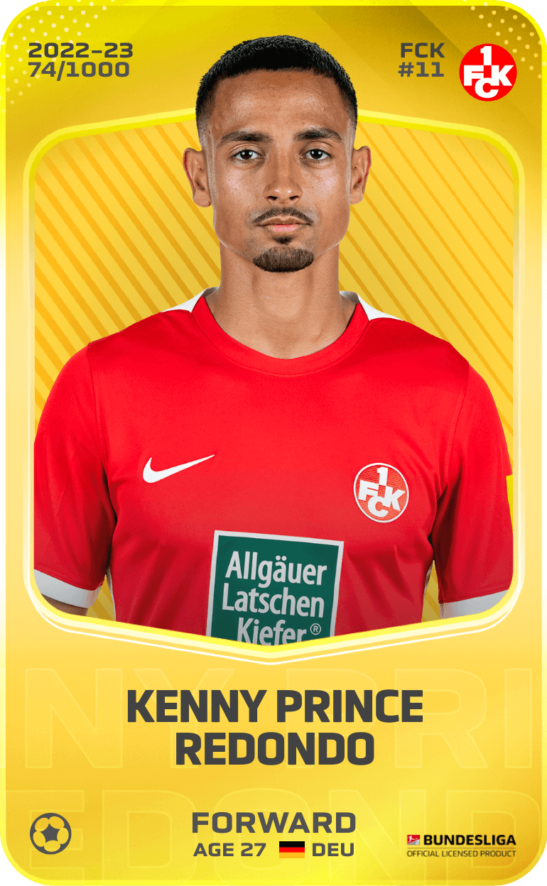 Kenny Prince Redondo 2022-23 • Limited 74/1000