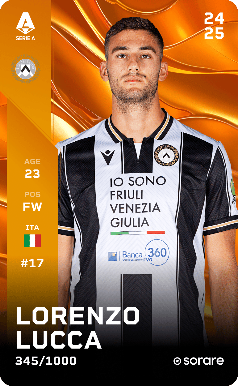 Lorenzo Lucca 2024-25 • Limited 345/1000