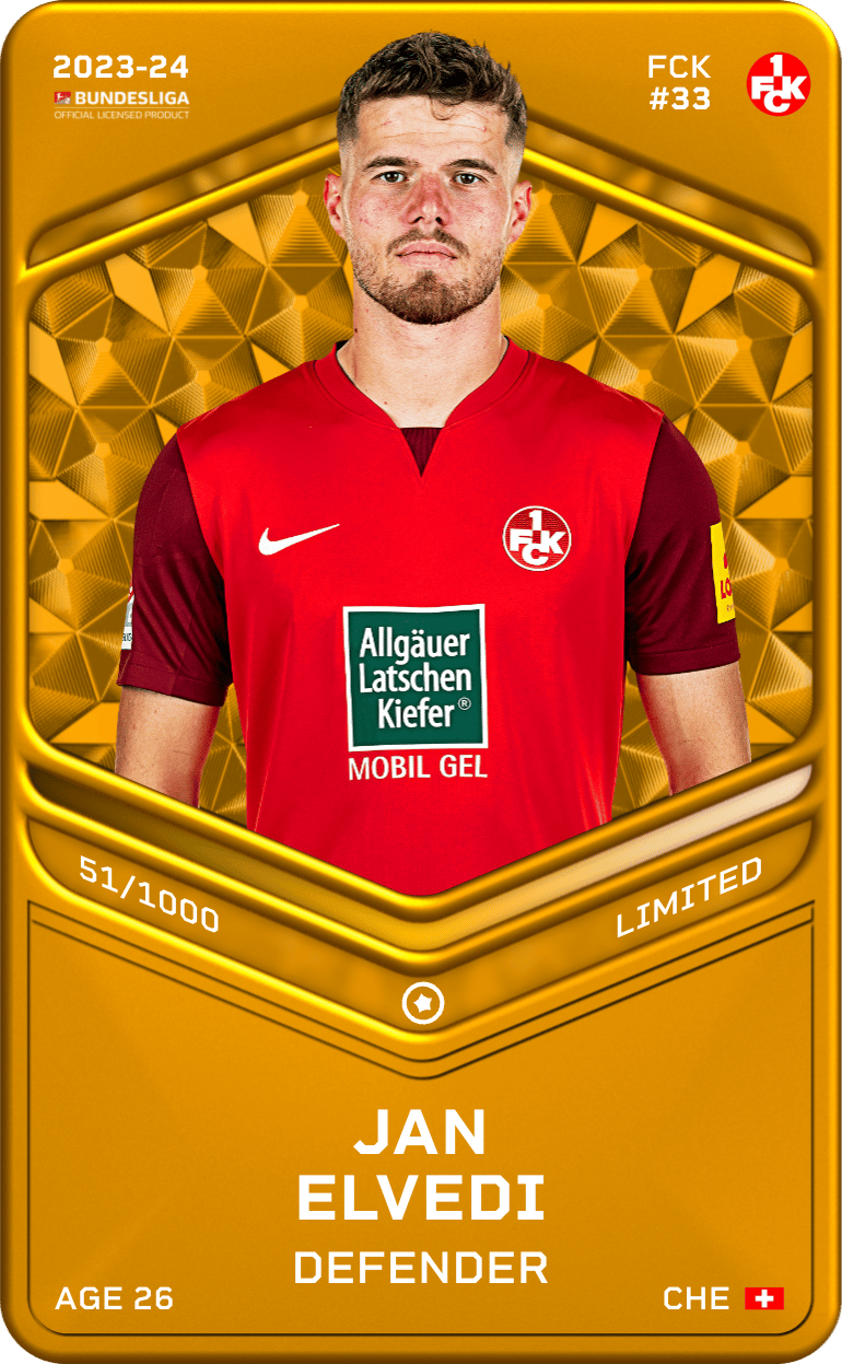 Jan Elvedi 2023-24 • Limited 51/1000