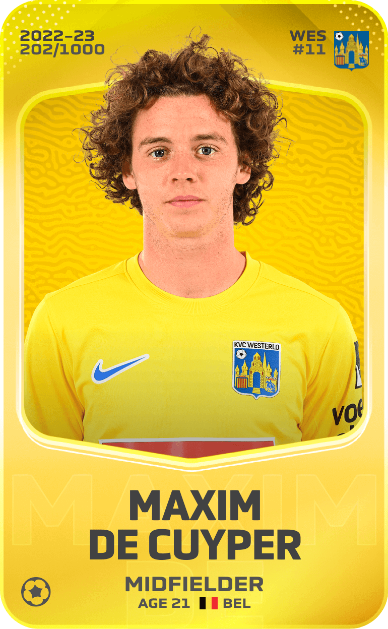 Maxim De Cuyper 2022-23 • Limited 202/1000