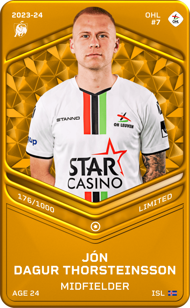 Jón Dagur Thorsteinsson 2023-24 • Limited 176/1000