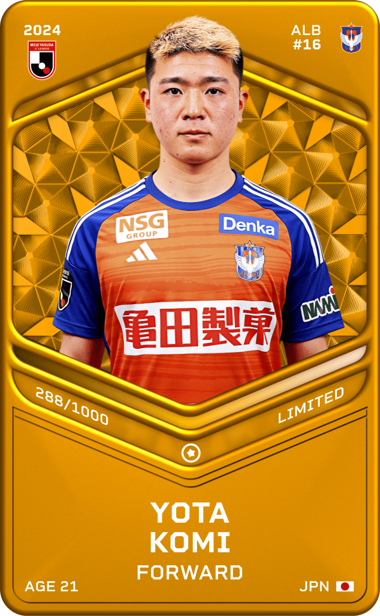 Yota Komi 2024-25 • Limited 288/1000