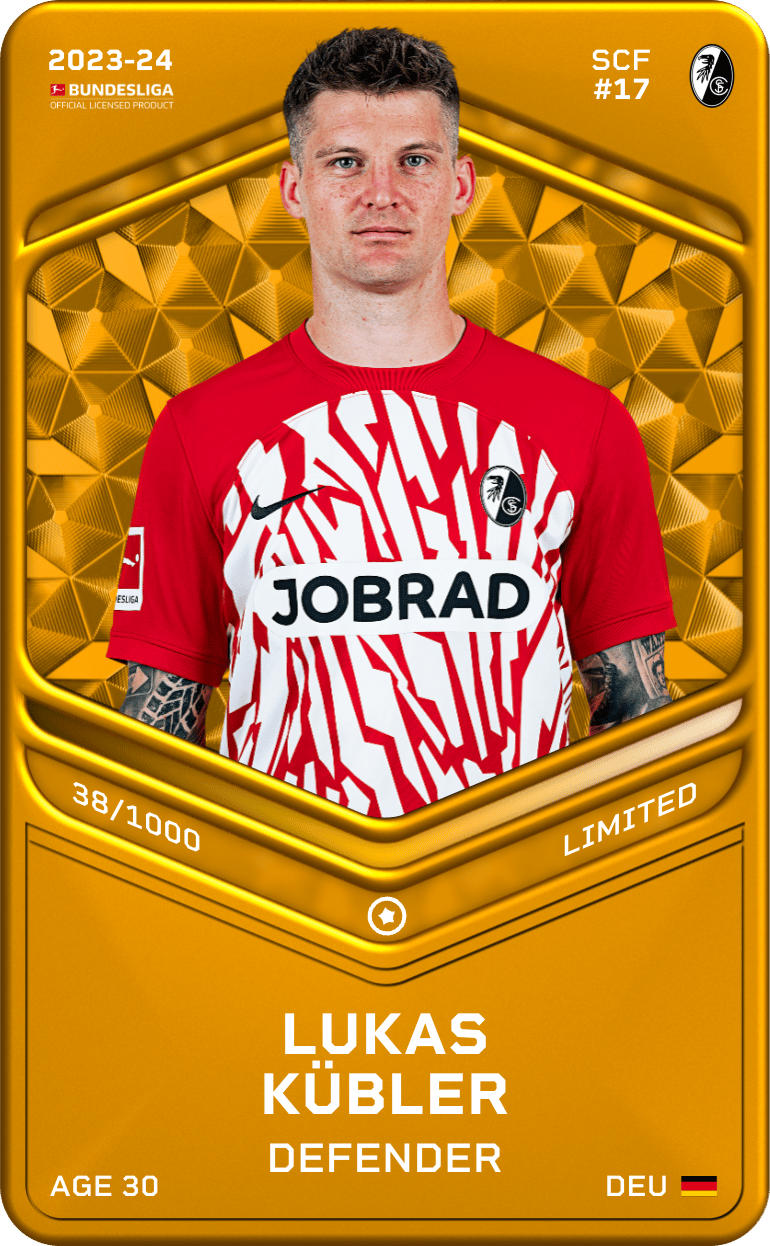 Lukas Kübler 2023-24 • Limited 38/1000