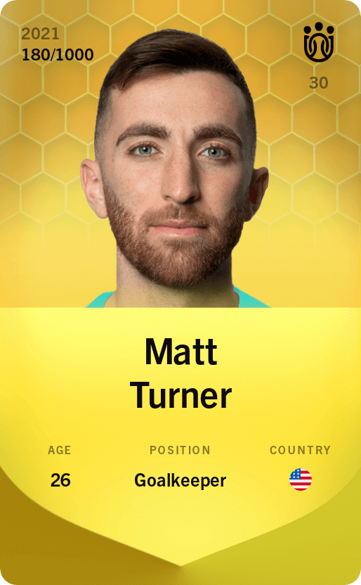 Matt Turner 2021-22 • Limited 180/1000