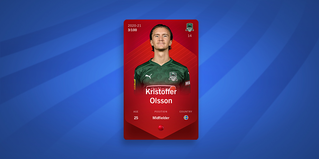 Kristoffer Olsson 2020 21 Rare 3 100