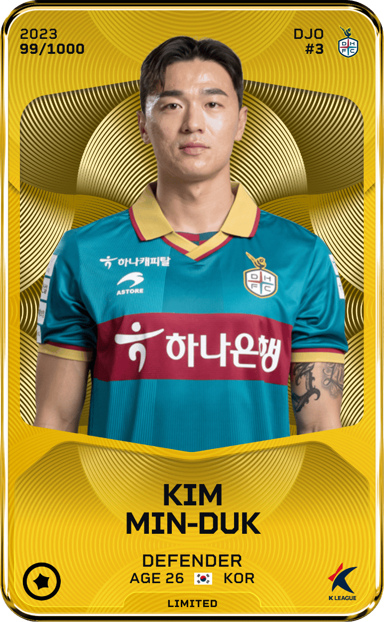 Kim Min-Duk 2023-24 • Limited 99/1000
