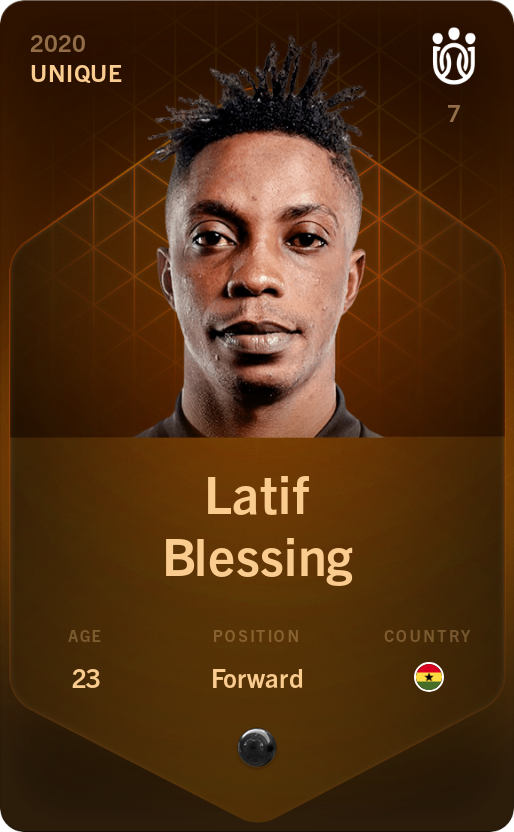 Sorare - Sorare Official - Latif Blessing 2020-21 • Unique - NFT # 31611985377627233957686263930989265187538503558475372456638072636372937424206
