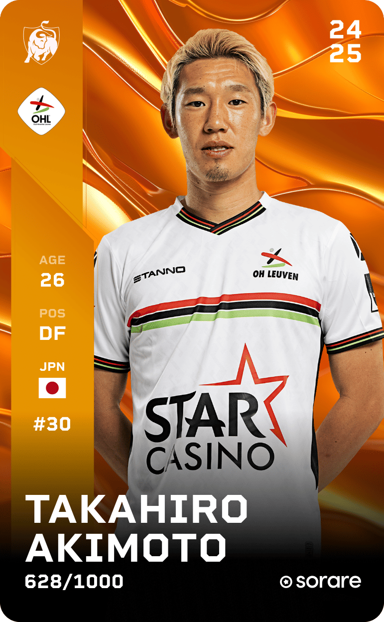 Takahiro Akimoto 2024-25 • Limited 628/1000