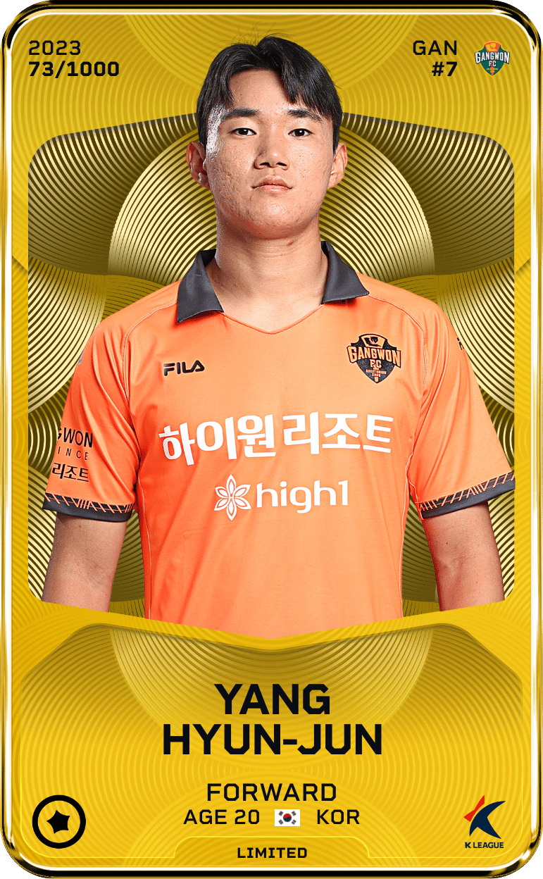 Yang Hyun-Jun 2023-24 • Limited 73/1000
