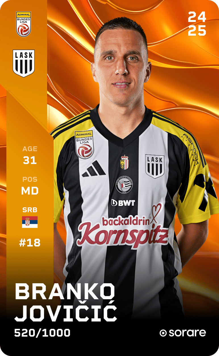 Branko Jovičić 2024-25 • Limited 520/1000