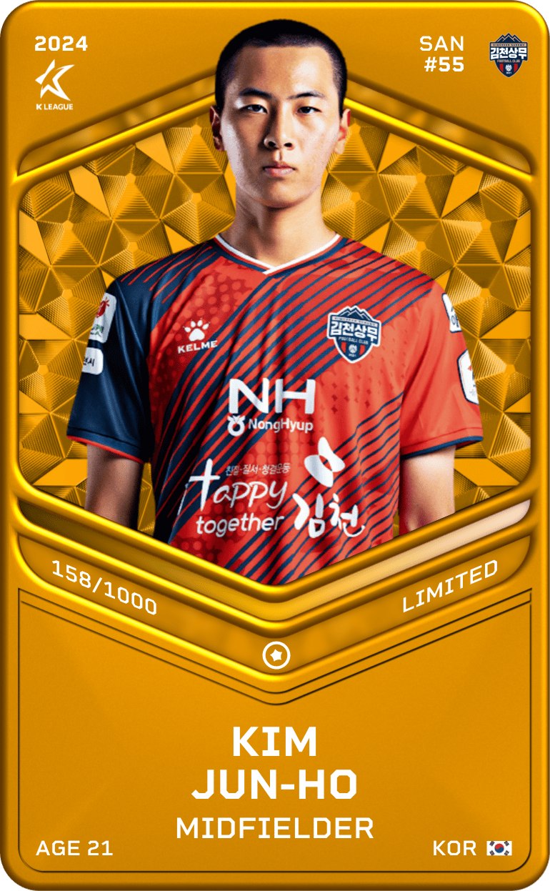 Kim Jun-Ho 2024-25 • Limited 158/1000