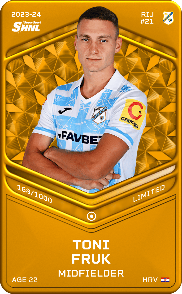 Toni Fruk 2023-24 • Limited 168/1000
