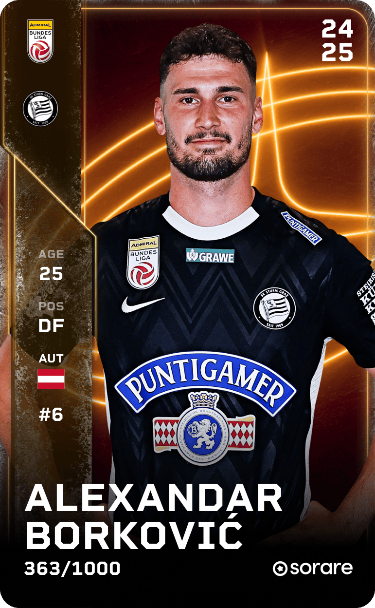 Alexandar Borković 2024-25 • Limited 363/1000
