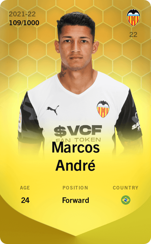 Marcos André 2021-22 • Limited 109/1000