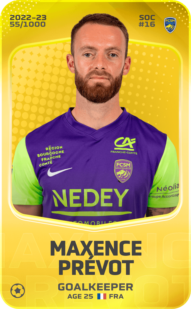 Maxence Prévot 2022-23 • Limited 55/1000