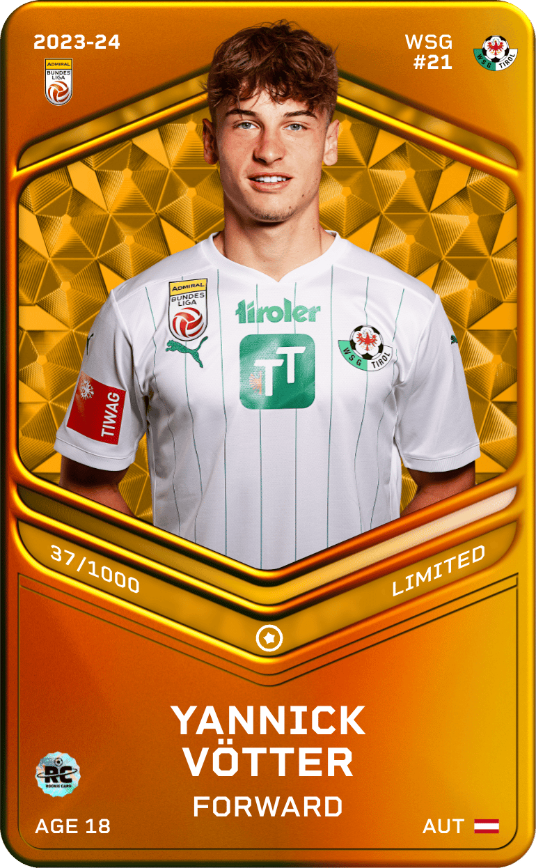 Yannick Vötter 2023-24 • Limited 37/1000